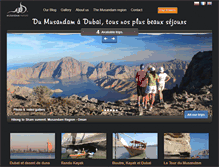 Tablet Screenshot of musandam-nature.com